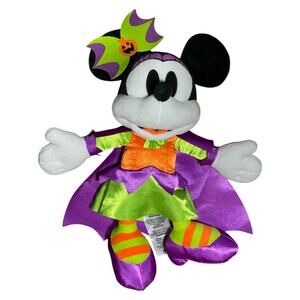 Disney Parks Halloween 2024 Minnie Mouse Plush Stuffed Toy